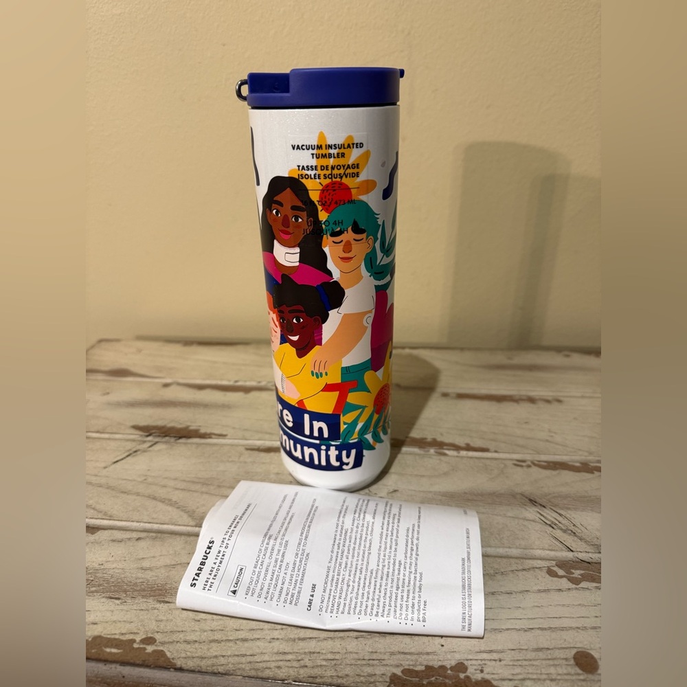 New Starbucks 2024 Ananya Rao Middleton Series 16Oz Stainless Steel Tumbler